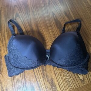Torrid Women Bra 42DD Black Lace Underwire‎ Lightly Lined Convertible Adjustable